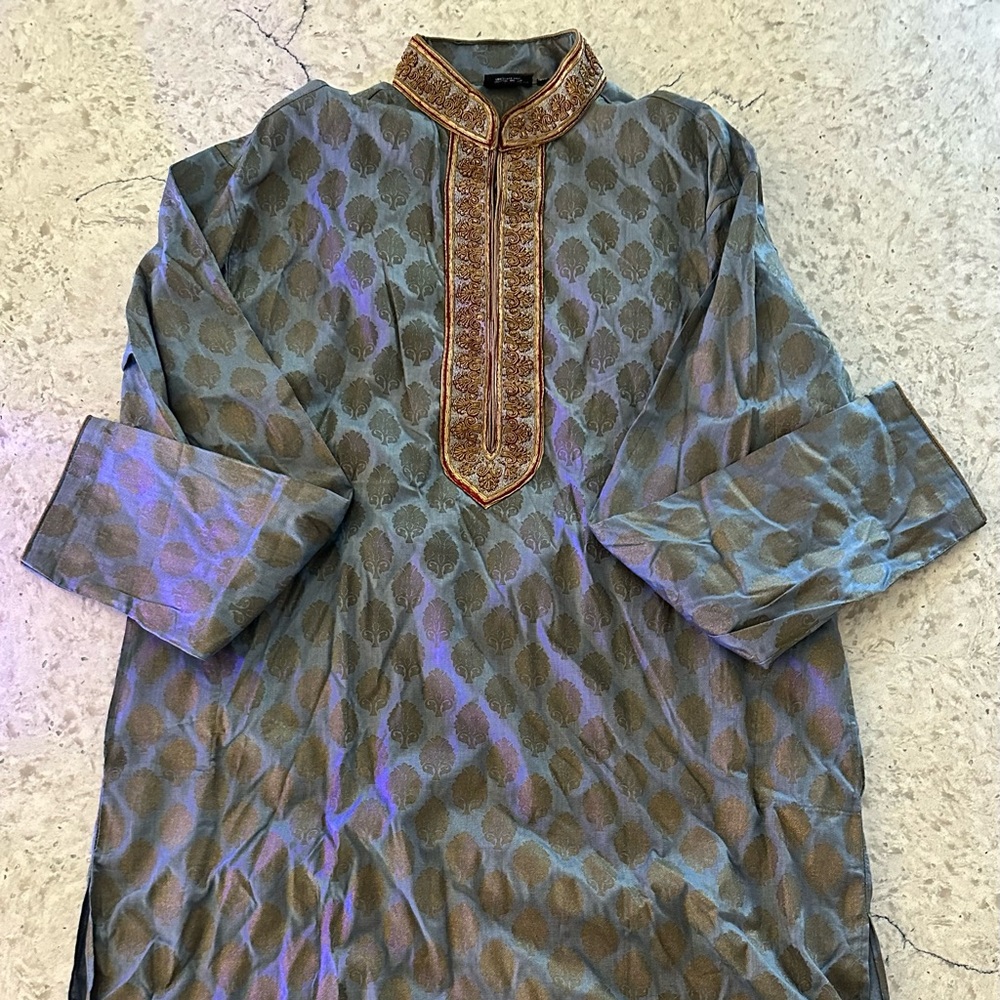 Custom Made Groom Kurta And Matching Shalwar (Bot… - image 4